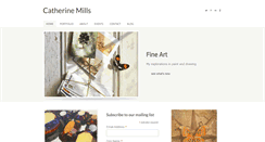 Desktop Screenshot of catherinemillsartist.com
